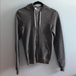 American Apparel Salt & Pepper Hoodie (XS)